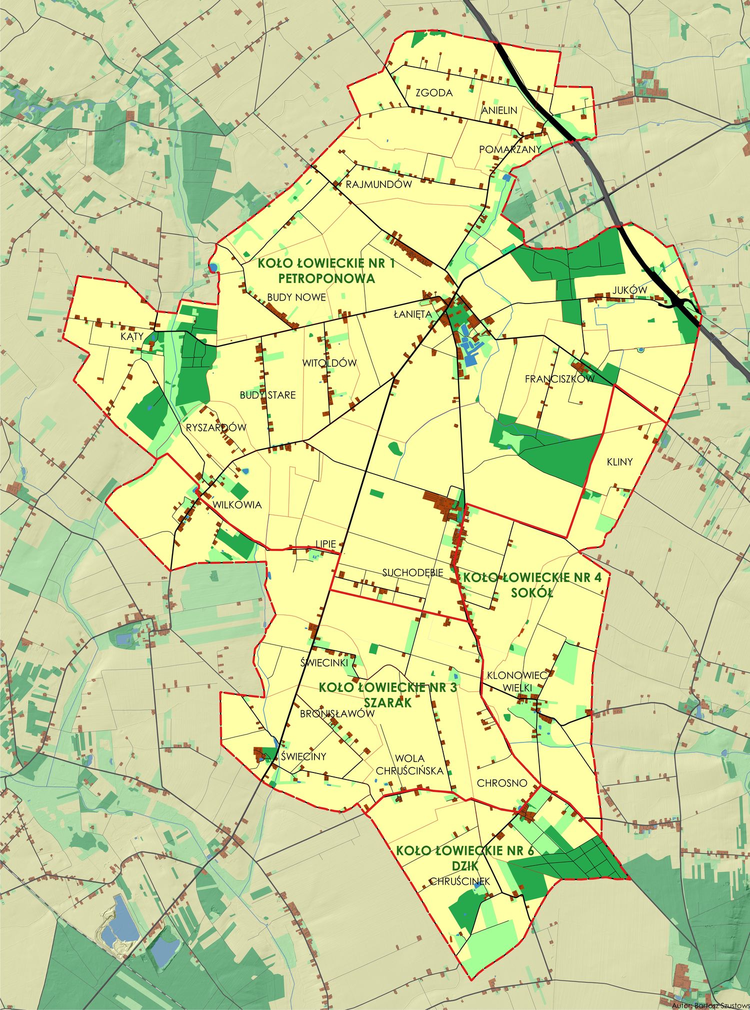 koła łowieckie
