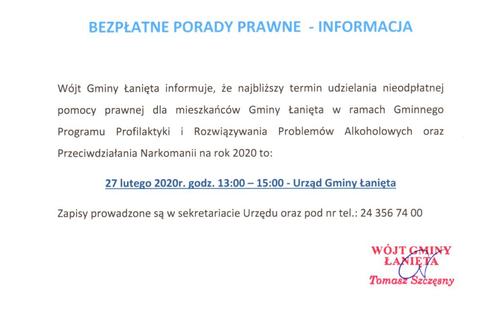 Porady prawne