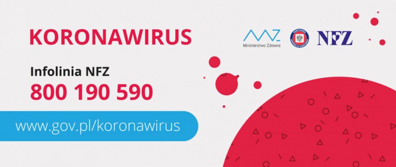 Informacje dot. zakażeń koronawirusem