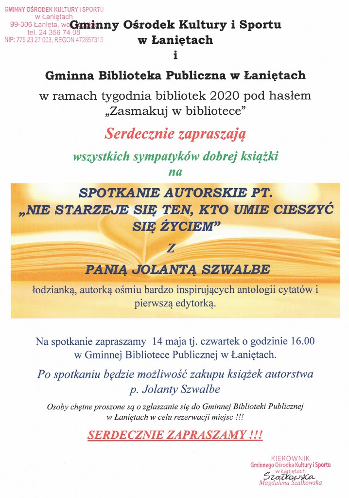 spotkanie autorskie
