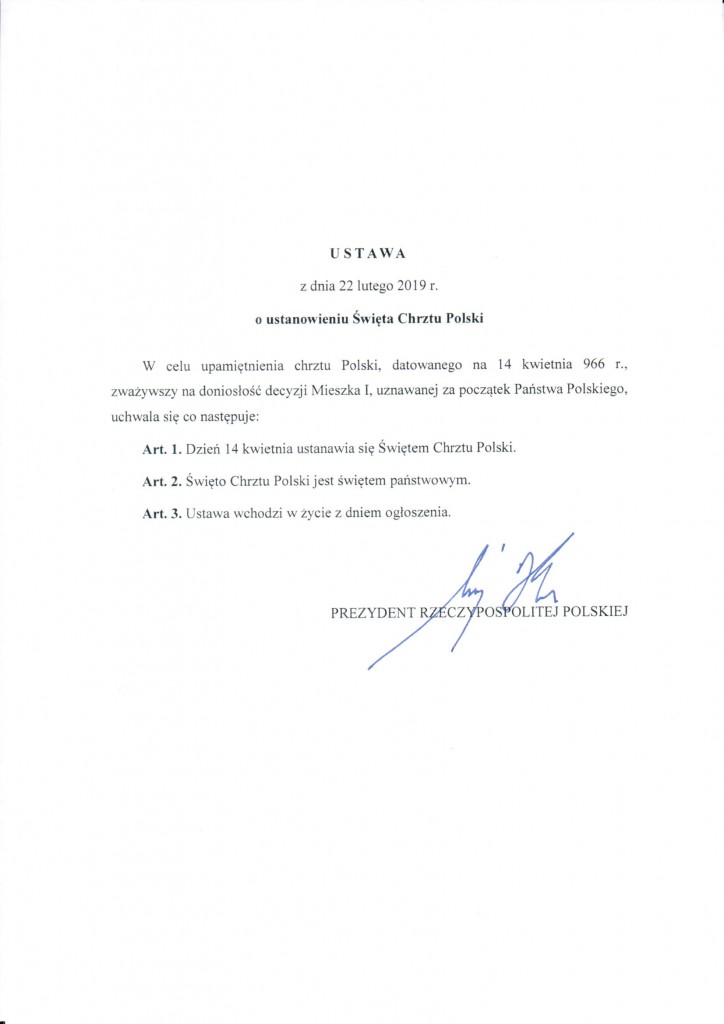Święto Chrztu Polski-1