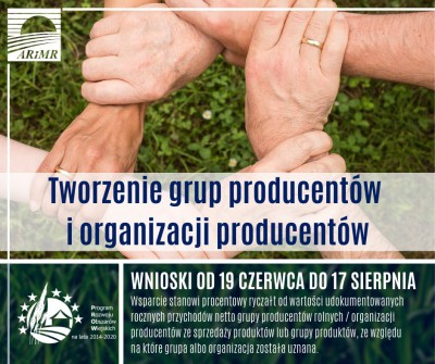 Informacja ARiMR: Nawet 100 tys. euro co roku dla nowych grup producentów