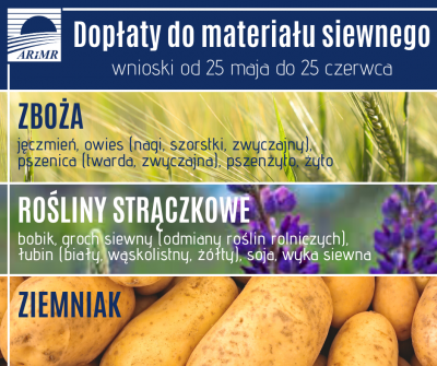 Informacja ARiMR – materiał siewny 2020