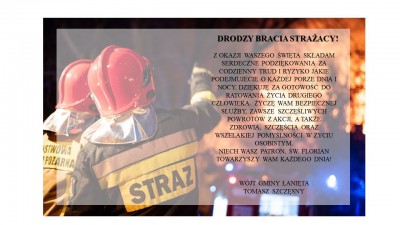 4 MAJA – MIĘDZYNARODOWY DZIEŃ STRAŻAKA