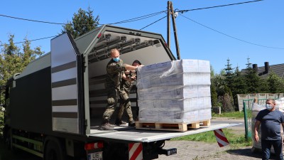 Dostawa żywności – dziękujemy żołnierzom za pomoc!