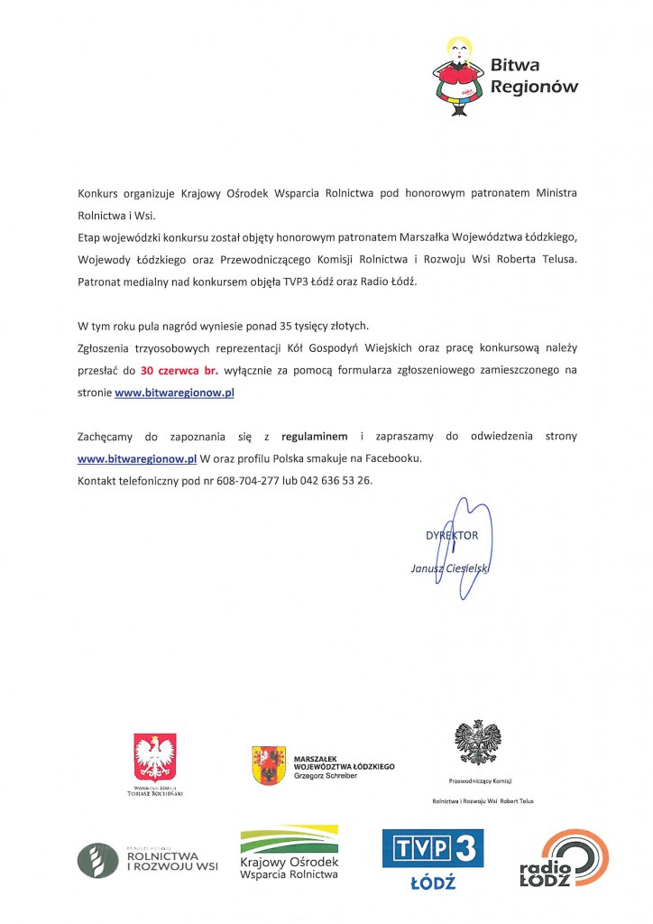 Informacja Bitwa Regionów 2021-2