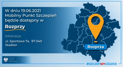 Mobilny Punkt Szczepień w Rozprzy