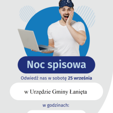 PRZYJDŹ DO URZĘDU W SOBOTĘ (25 WRZEŚNIA 2021 r.) I SPISZ SIĘ W NARODOWYM SPISIE POWSZECHNYM!