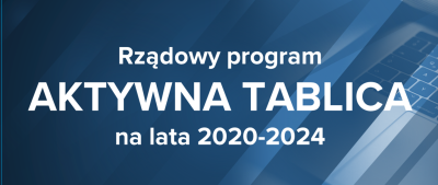 35 000,00 zł na realizację programu ,,Aktywna tablica” dla Szkoły Podstawowej w Łaniętach!