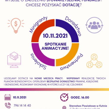 SPOTKANIE ANIMACYJNE!