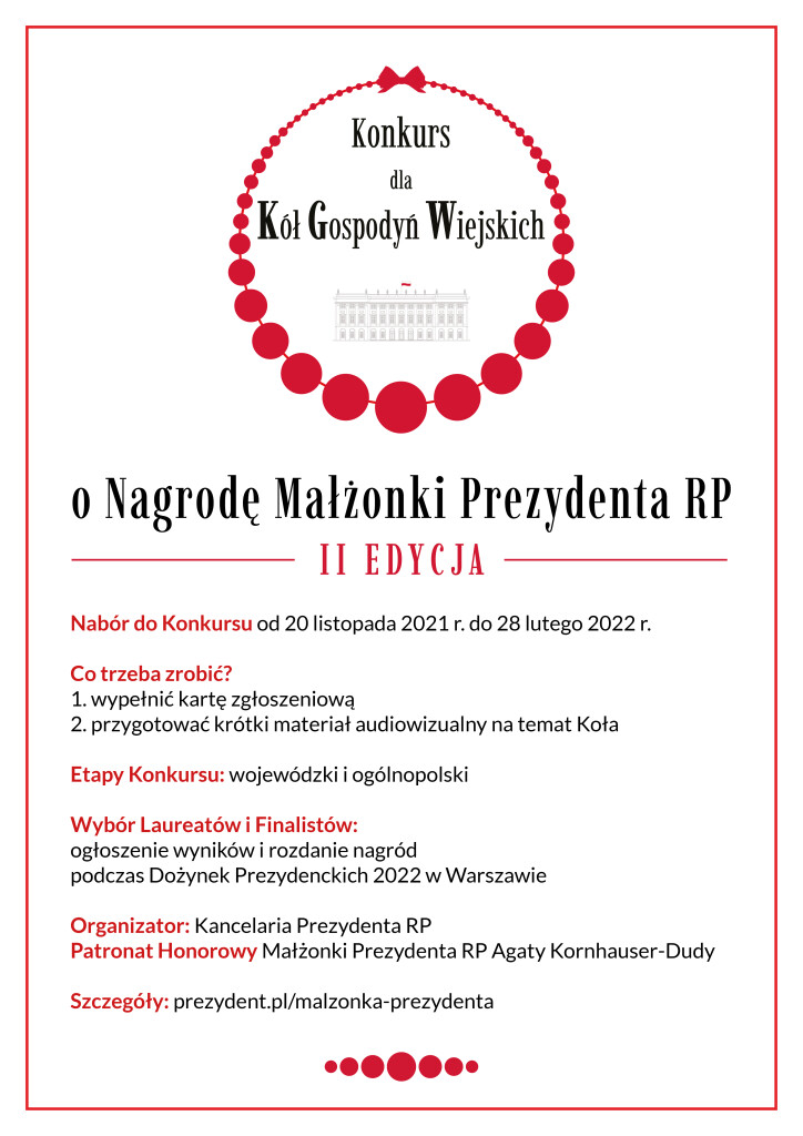Konkurs dla Kół Gospodyń Wiejskich - grafika