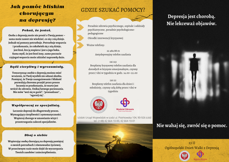 Broszura 1 - Ogólnopolski Dzień Walki z Depresjąk