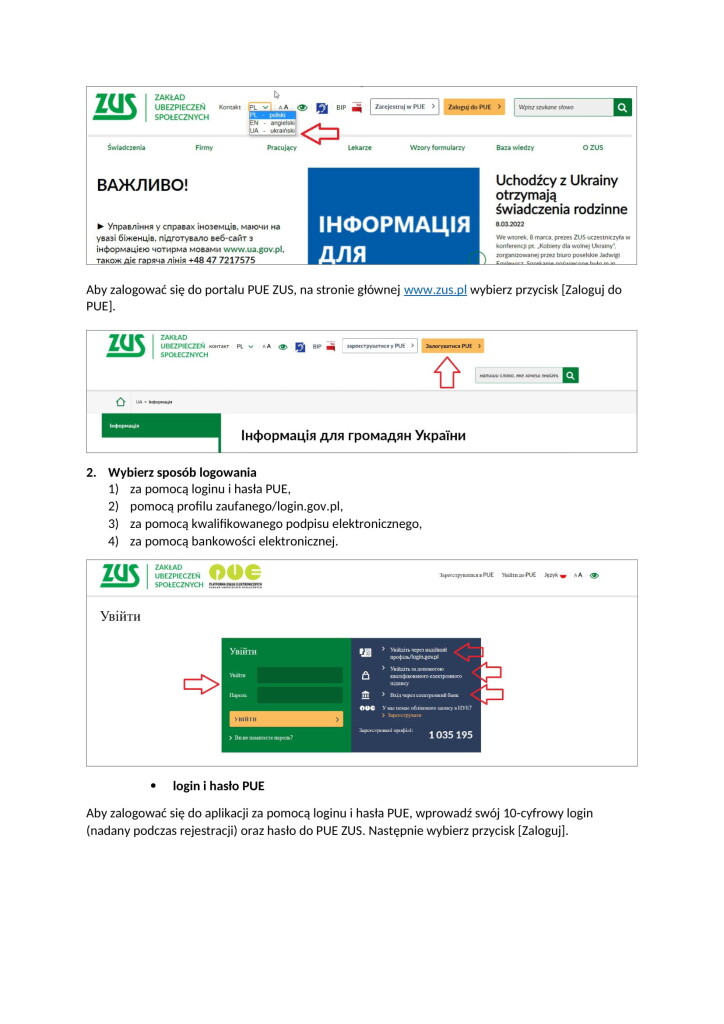 Rejestracja i logowanie na PUE ZUS - wersja w języku polskim-09
