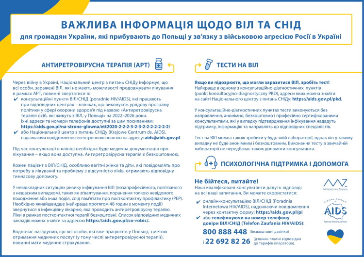 Ukraina - ulotka UKR-1