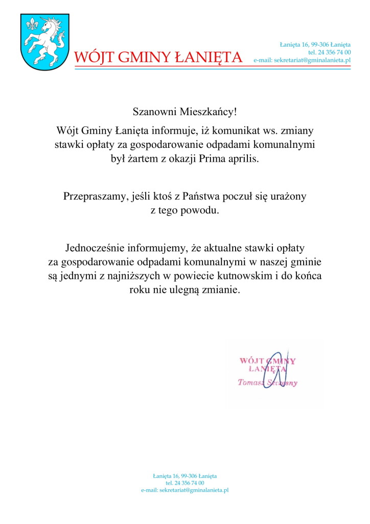 Wójt Gminy Łanięta-1-1