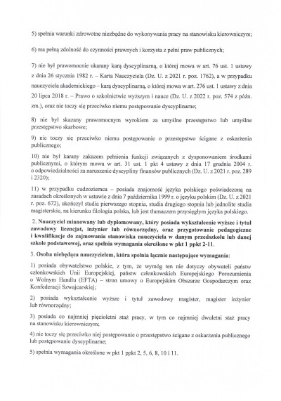 Ogłoszenie o konkursie na stanowisko dyrektora Przedszkola Lokalknego im. Kubusia Puchatka w Łaniętach-2