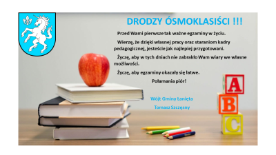 Życzenia dla Ósmoklasistów
