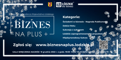 Konkurs „Biznes na plus+”