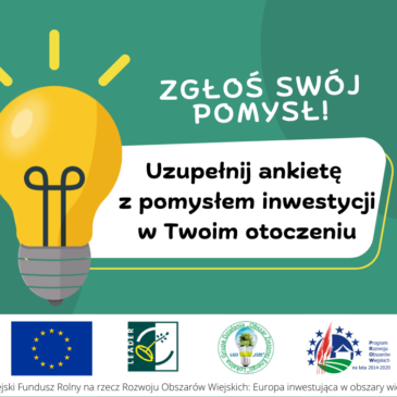 W imieniu Lokalnej Grupy Działania Obszar Zielonej Energii zapraszamy do wypełnienia ankiet!