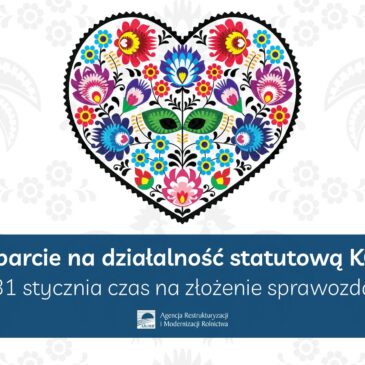 Wsparcie dla KGW: czas na złożenie sprawozdań do końca stycznia