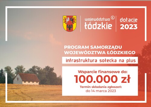 Infrastruktura sołecka na plus 2023