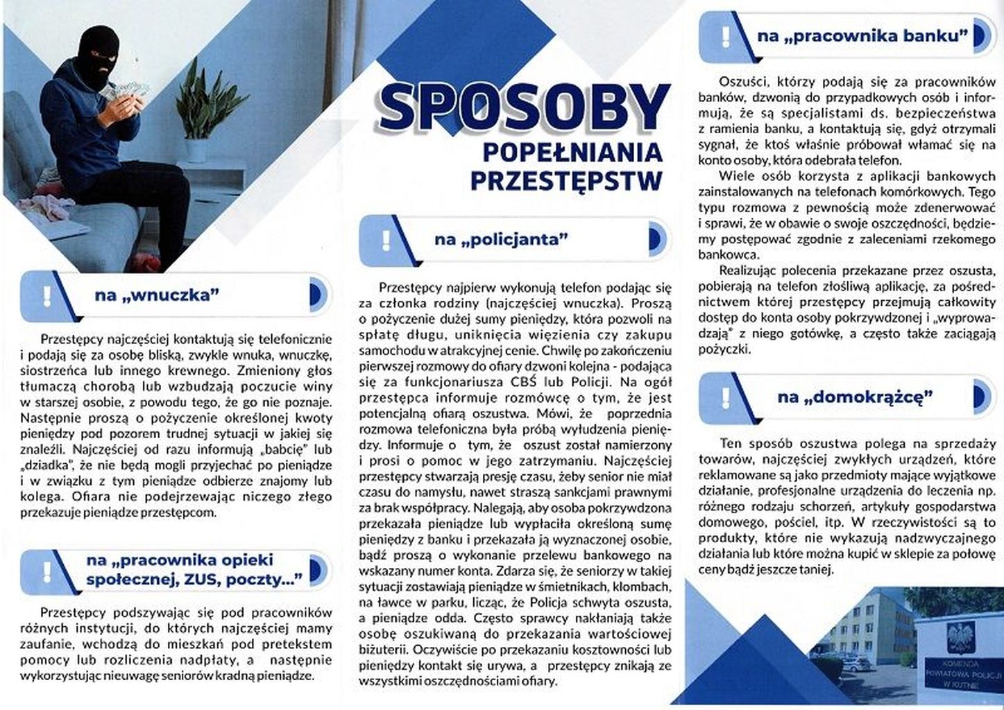 Sposoby popełniania przestępstw