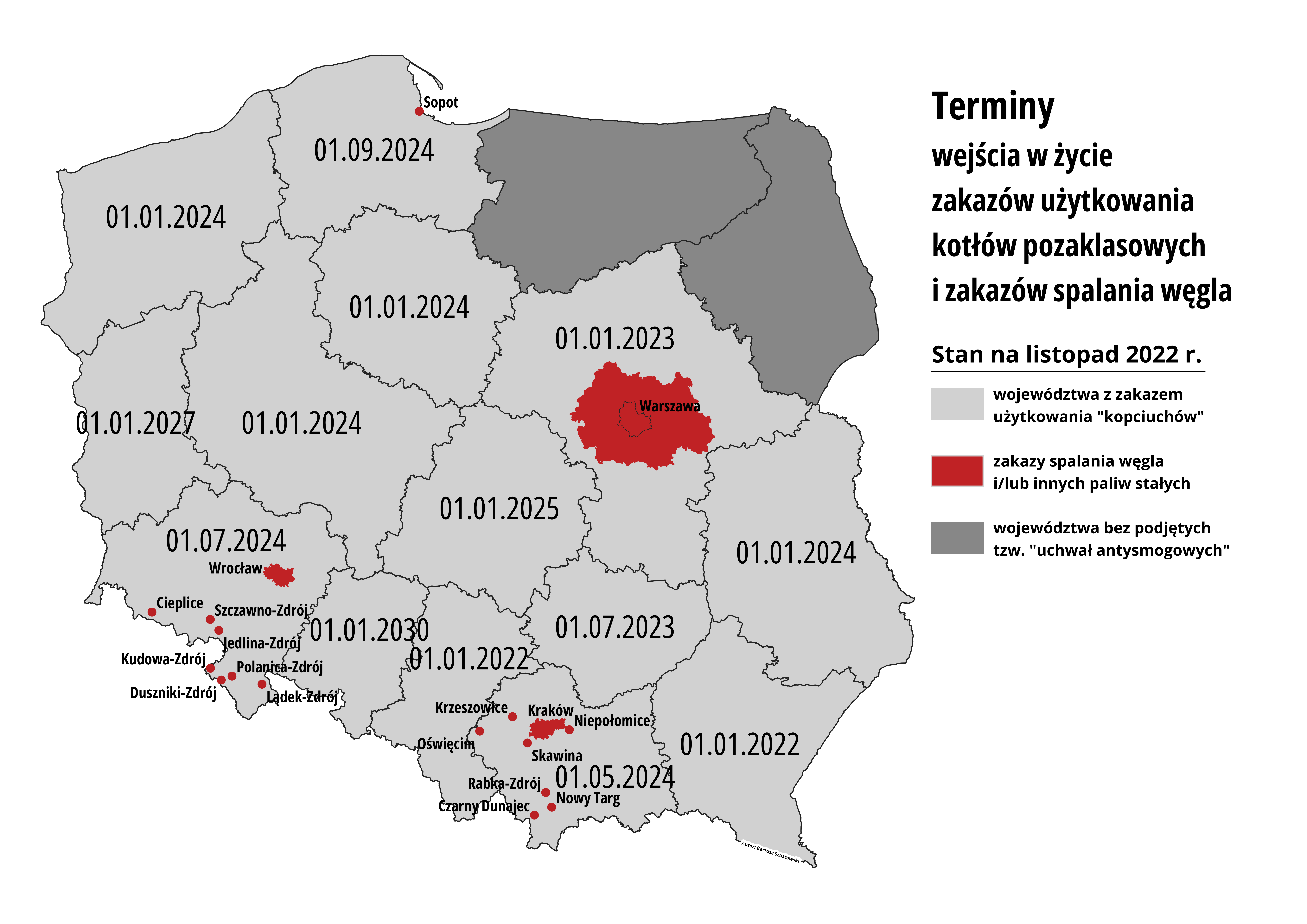 mapa uchwała antysmogowa