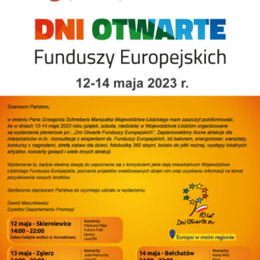 Dni Otwarte Funduszy Europejskich