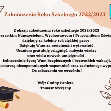 Zakończenie Roku Szkolnego 2022/2023