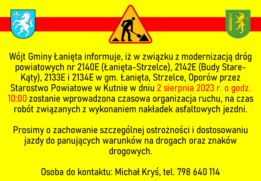 Komunikat o czasowej organizacji ruchu 2