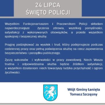 Życzenia z okazji Święta Policji