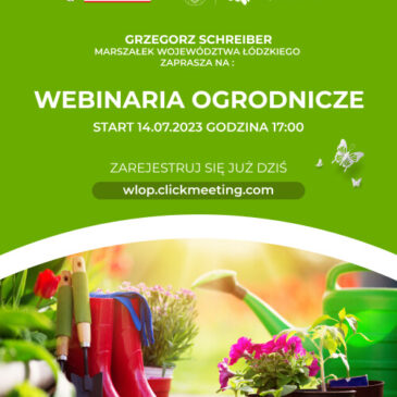 „O ogrodach bez ogródek”- ogrodowe webinaria!