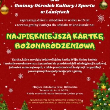 ⭐️KONKURS NA NAJPIĘKNIEJSZĄ KARTKĘ BOŻONARODZENIOWĄ⭐️