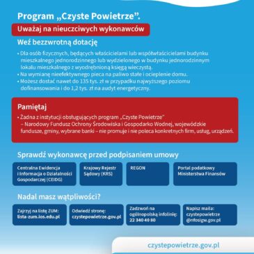 Program „Czyste Powietrze” – UWAŻAJ NA NIEUCZCIWYCH WYKONAWCÓW ❗️❗️❗️