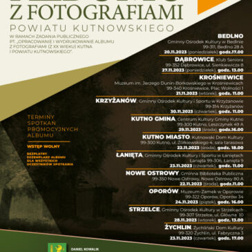 ALBUM Z FOTOGRAFIAMI Z POWIATU KUTNOWSKIEGO – spotkanie promocyjne