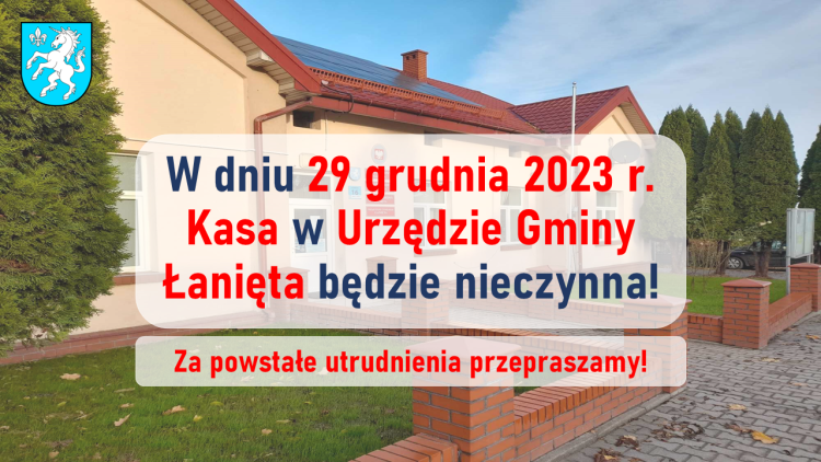 KASA W URZEDZIE NIECZYNNA