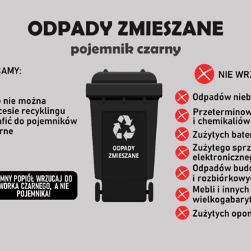 Piąty post w ramach kampanii edukacyjnej w zakresie prawidłowej segregacji odpadów komunalnych na terenie gminy Łanięta