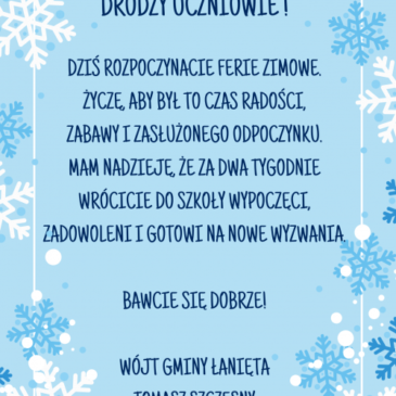 Ferie zimowe czas start!
