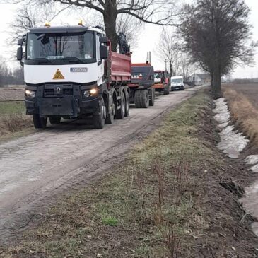 Rozpoczynamy przebudowę drogi gminnej Nr 102251E w miejscowości Zgoda
