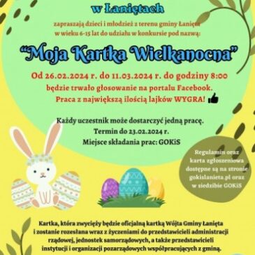 KONKURS „MOJA KARTKA WIELKANOCNA”