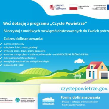 WEŹ DOTACJĘ Z PROGRAMU „CZYSTE POWIETRZE”❗️