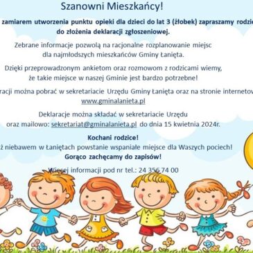 Żłobek – deklaracja zgłoszeniowa
