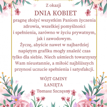 Życzenia z okazji DNIA KOBIET