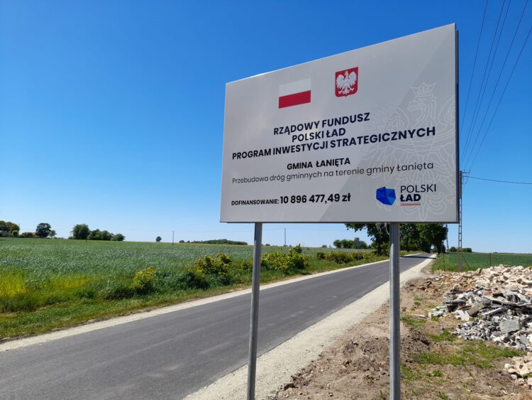 Przebudowa drogi gminnej w miejscowości Kąty zakończona!