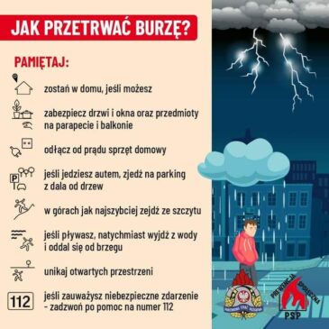 Jak przetrwać burzę?