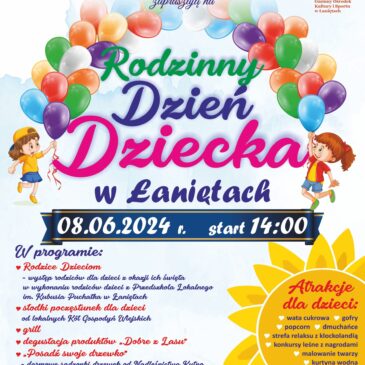 RODZINNY DZIEŃ DZIECKA – ZAPRASZAMY!