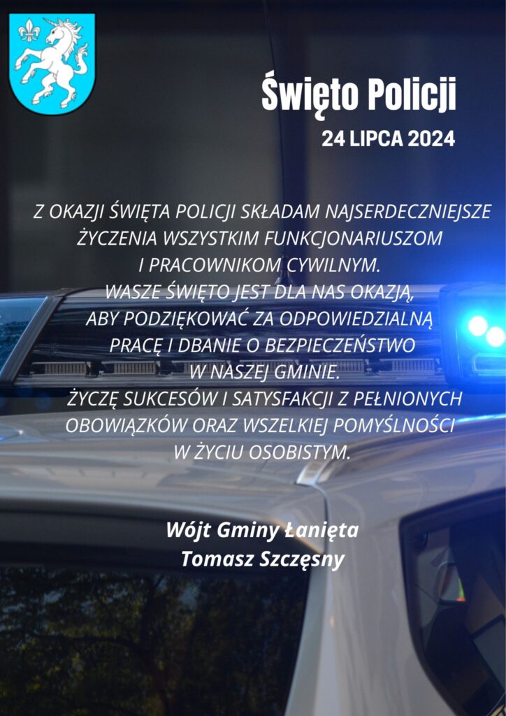 Życzenia z okazji Święta Policji