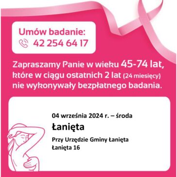 Bezpłatna mammografia