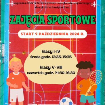 Zajęcia sportowe w GOKiS Łanięta