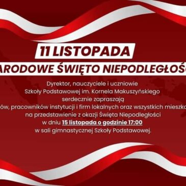 Przyjdźcie i bądźcie z nami w tym wyjątkowym dniu!